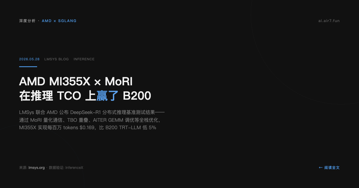 AMD MI355X × MoRI